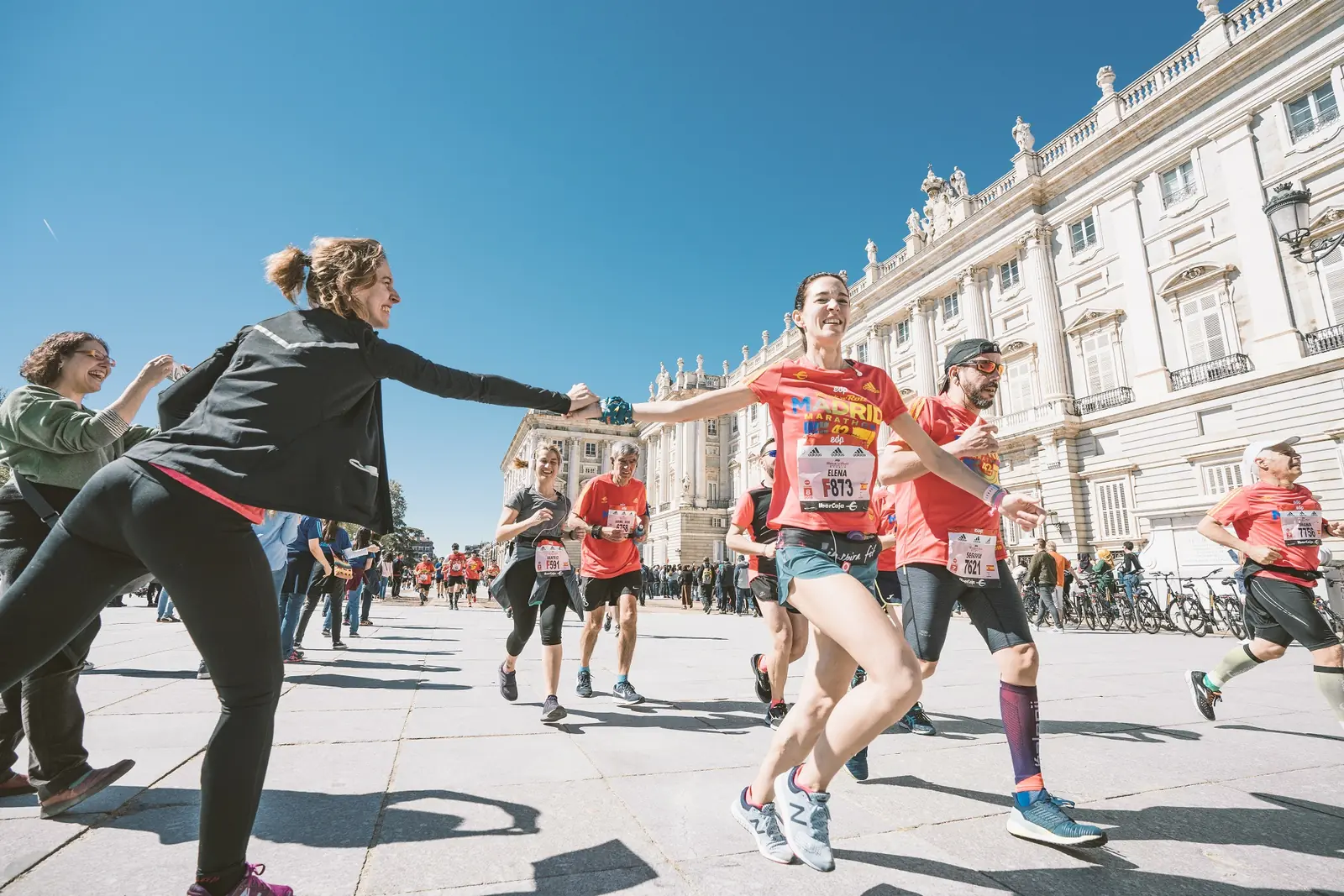 Runner alla Maratona di Madrid